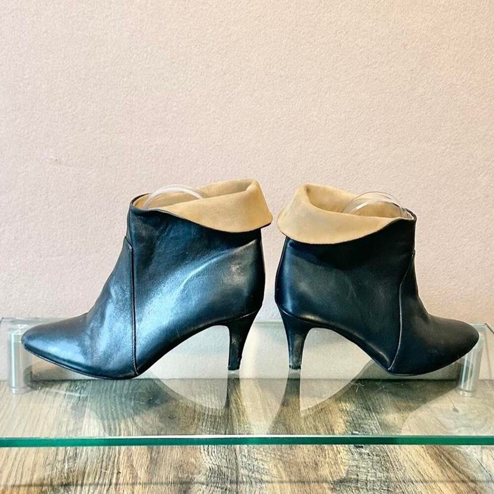 Jeffrey campbell ankle boots Sonika women 7 fold-over bikercore chic refined